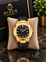 Rizen Gold Luxury Quartz Watch