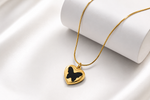 Butterfly Heart Necklace