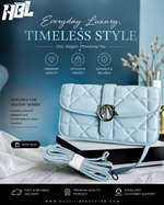 Luxury Quilted Crossbody Bag – 5 Elegant Colors