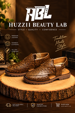 Crocodile Leather Men’s Peshawari Sandals – Premium Luxury Collection