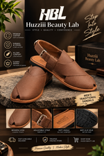 Premium Men’s Traditional Sandals – Classic Leather Peshawari Style