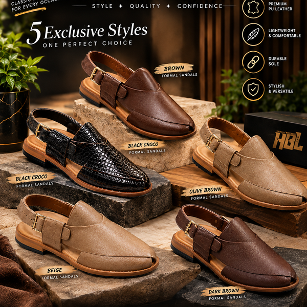 Men’s Formal Sandals – Premium Collection