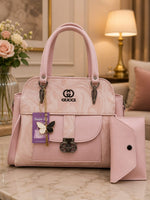 Multi-Compartment Luxury Handbag