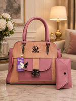 Multi-Compartment Luxury Handbag