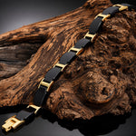 Black & Gold Premium Link Bracelet