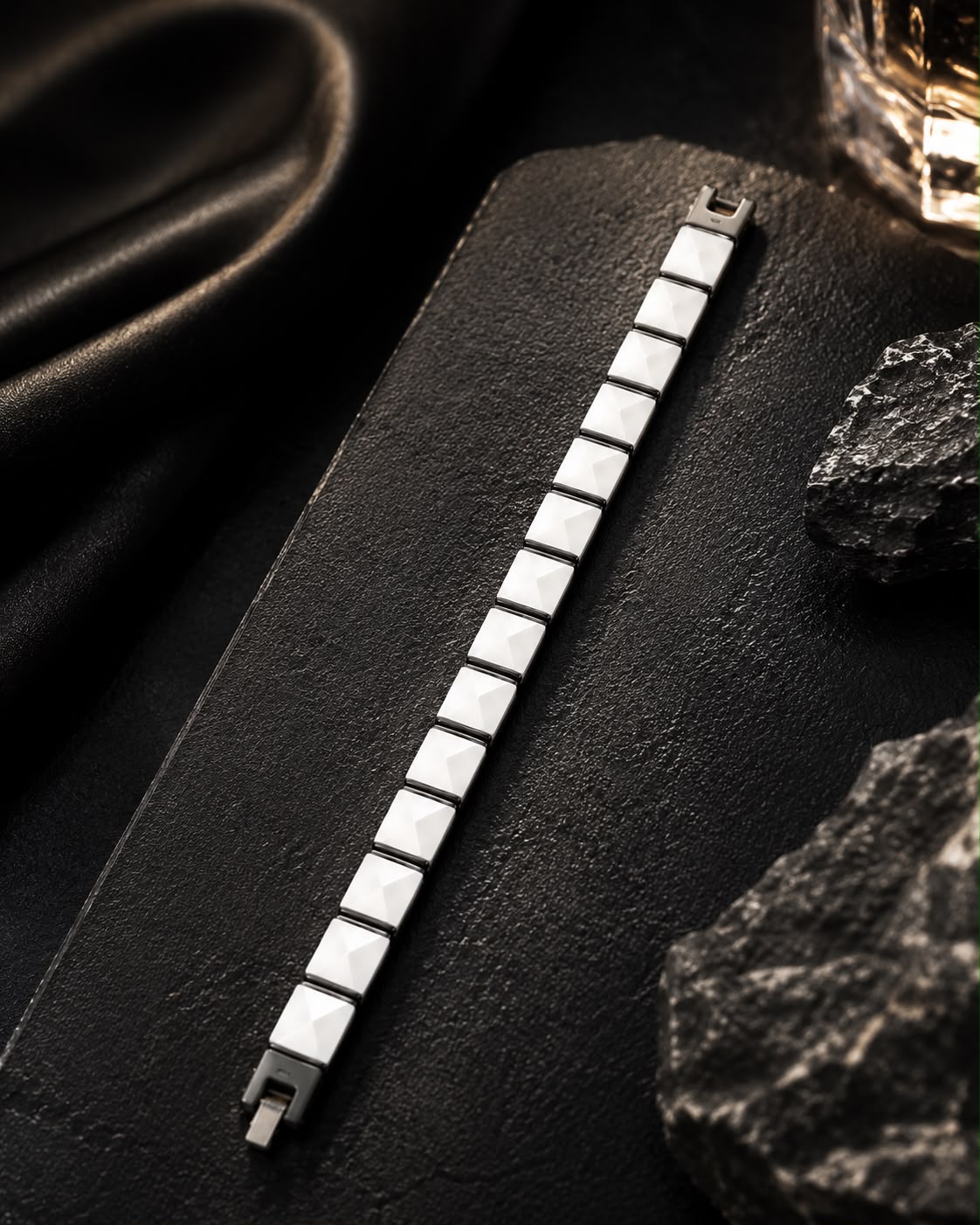 Men’s Premium Geometric Stainless Steel Bracelet