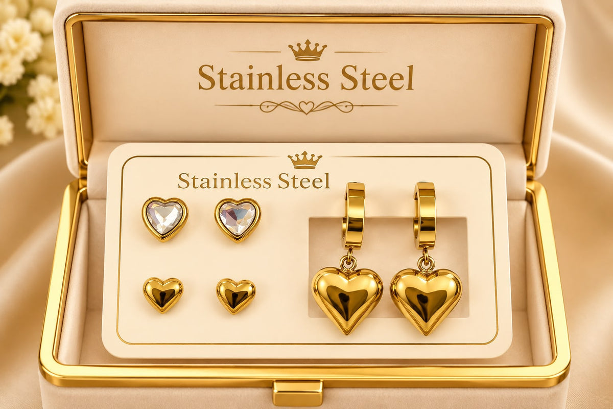 Stainless Steel Elegant Jewelry Set