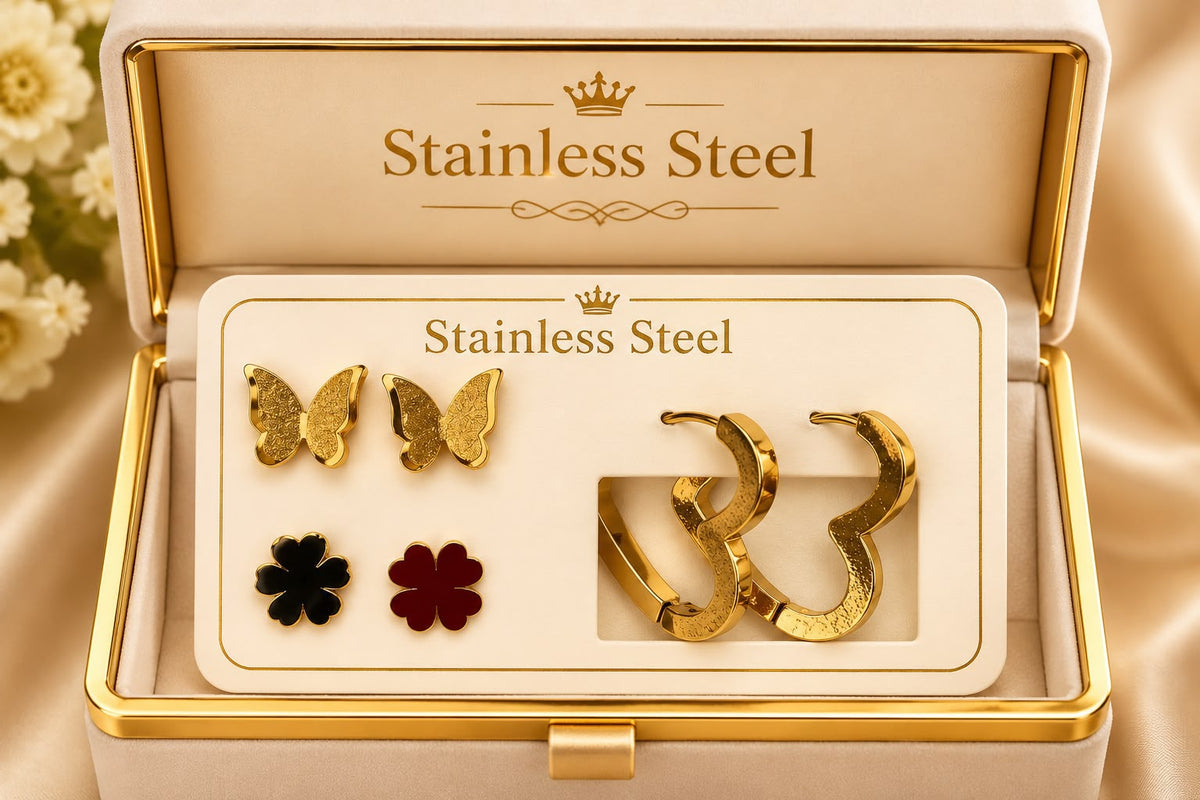Stainless Steel Elegant Jewelry Set