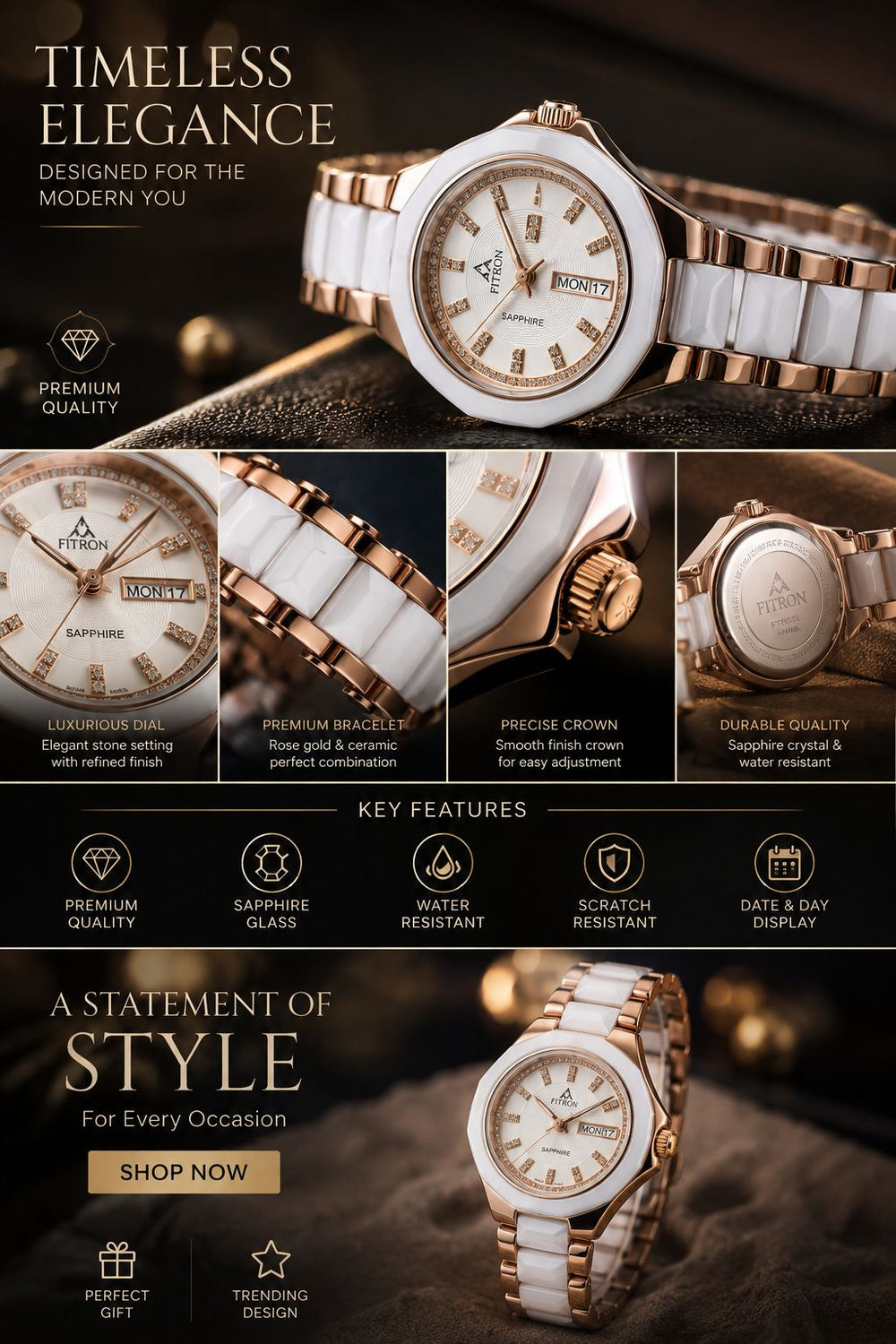 TITAN LUXURY WATCH