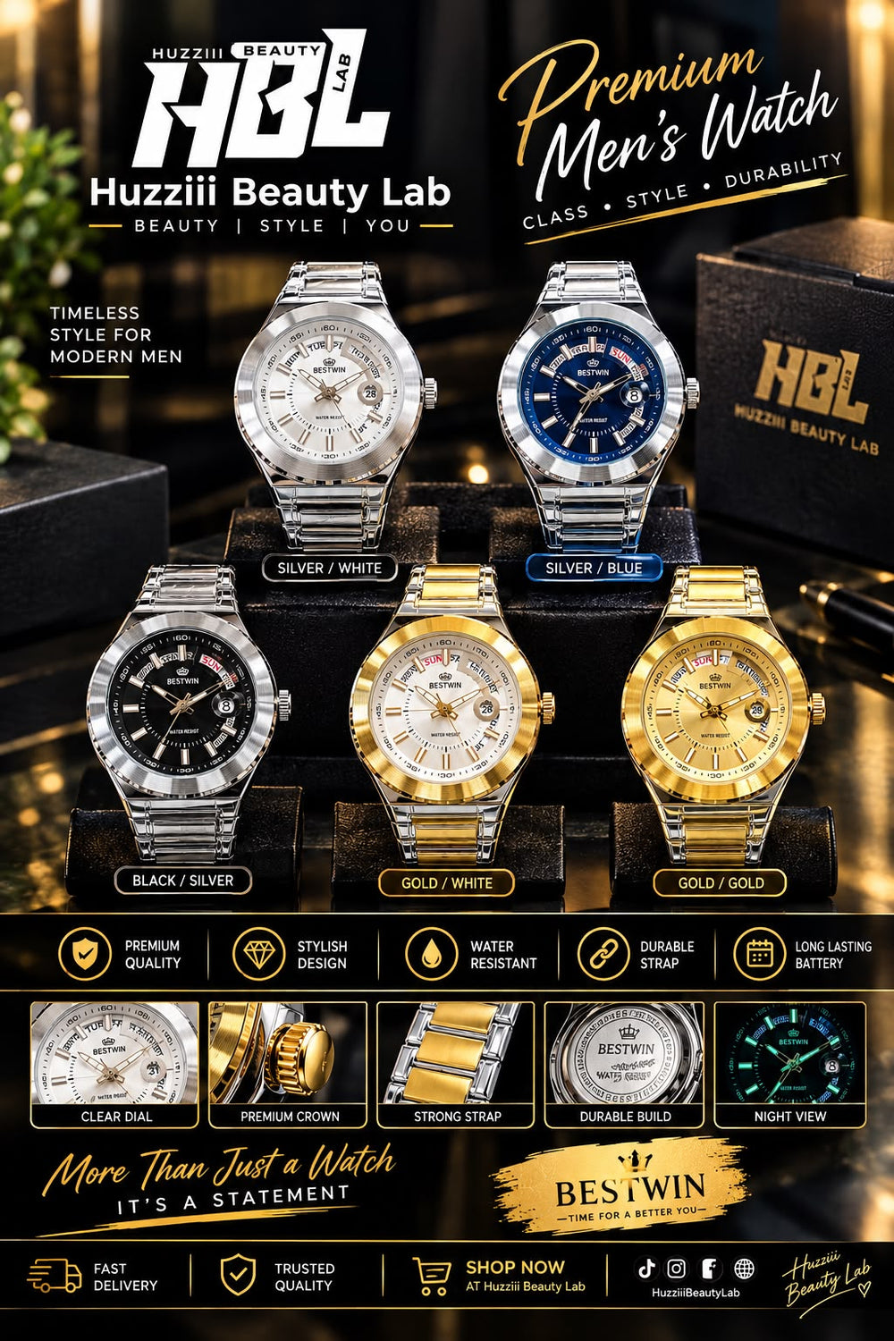 Luxury Premium Men’s Watch