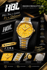 Premium Luxury Men’s Watch – Elegant Design with Stainless Steel Strap