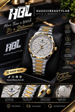 Premium Luxury Men’s Watch – Elegant Design with Stainless Steel Strap