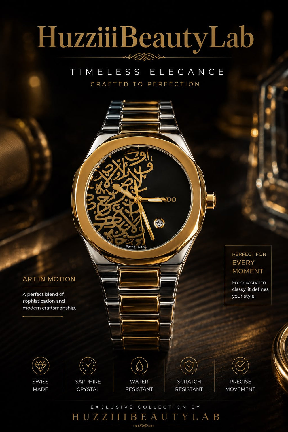 LEGANT ARABIC CALLIGRAPHY WATCH